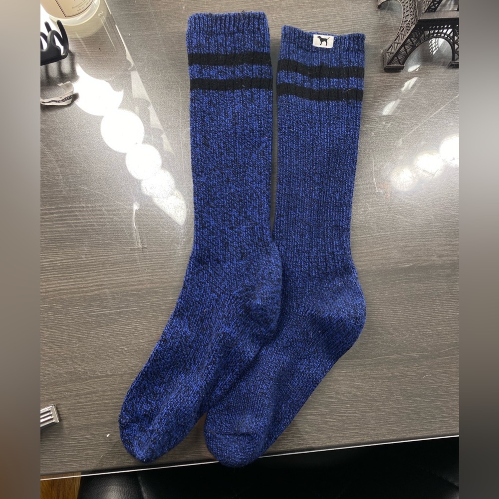 Victoria’s Secret socks blue